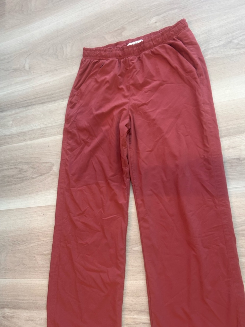 Athleta Kids Rust Red Elastic-Waist Lounge Pants